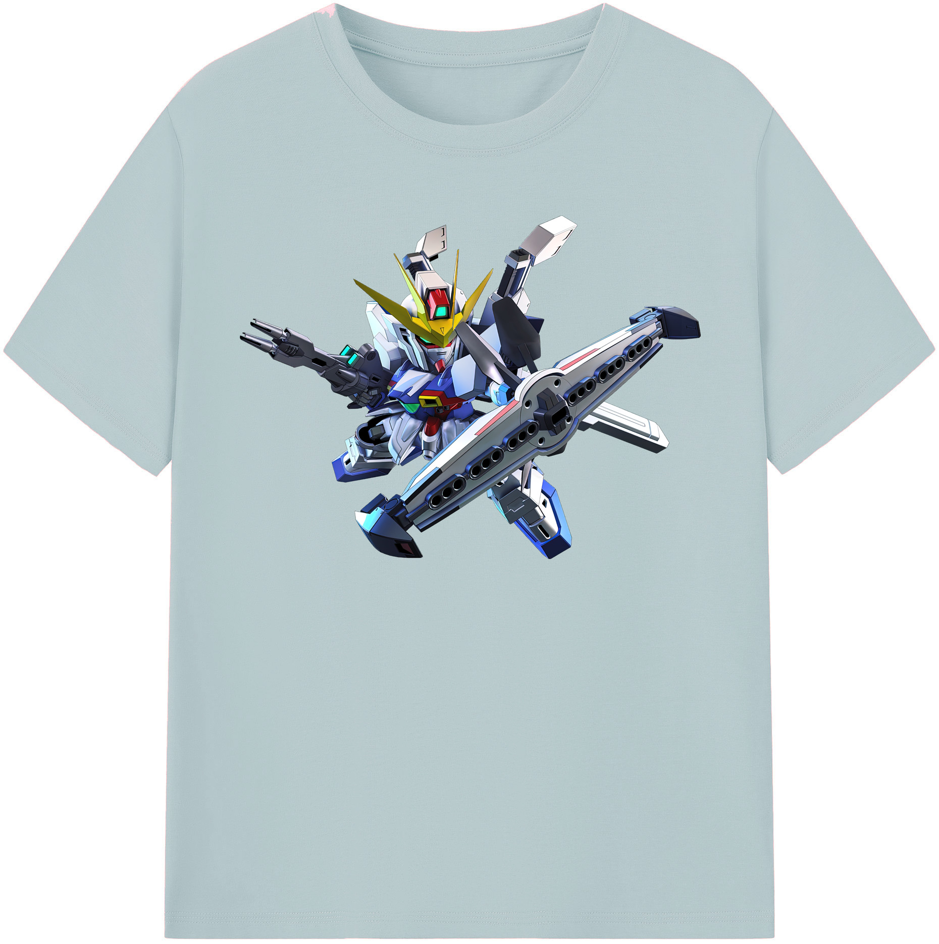 （画像用） 機動戦士ガンダム Mobile Suit Gundam 綿100％半袖Tシャツ（フロントプリント）